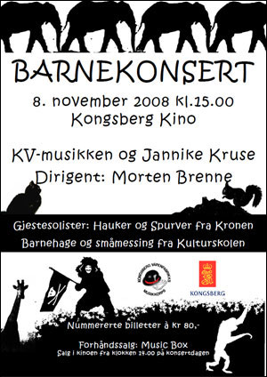 Barnekonsert 2008. Gjestesolist: Jannike Kruse.