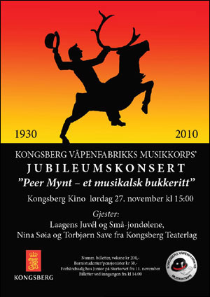 Jubileumskonsert 2010. Gjester: Laagens Juvèl, Småjondølene og Nina Søia og Torbjørn Save fra Kongsberg Teaterlag.