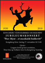Jubileumskonsert 2010. Gjester: Laagens Juvèl, Småjondølene, Nina Søia og Torbjørn Save fra Kongsberg Teaterlag.